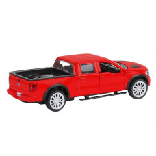 Машина "АВТОПАНОРАМА" Ford F-150 SVT Raptor-2, красный, 1/52, инерция, в/к 17,5*12,5*6,5 см