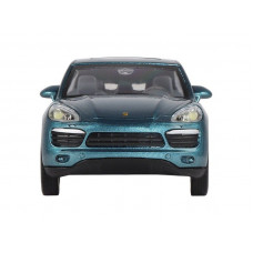 Машина "АВТОПАНОРАМА" Porsche Cayenne S, голубой, 1/32, свет, звук, инерция, в/к 17,5*13,5*9 см