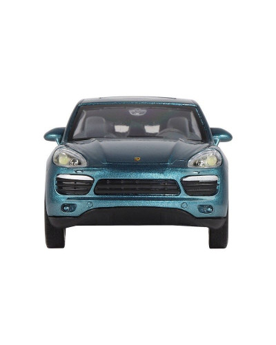 Машина "АВТОПАНОРАМА" Porsche Cayenne S, голубой, 1/32, свет, звук, инерция, в/к 17,5*13,5*9 см