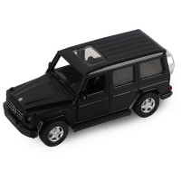 Машина "АВТОПАНОРАМА" Mercedes-Benz G350d, черный, 1/42, инерция, откр. двери, в/к 17,5*12,5*6,5 см