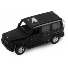 Машина "АВТОПАНОРАМА" Mercedes-Benz G350d, черный, 1/42, инерция, откр. двери, в/к 17,5*12,5*6,5 см