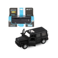 Машина "АВТОПАНОРАМА" Mercedes-Benz G350d, черный, 1/42, инерция, откр. двери, в/к 17,5*12,5*6,5 см