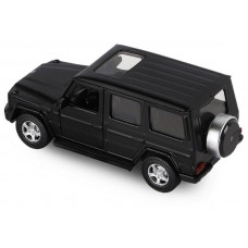 Машина "АВТОПАНОРАМА" Mercedes-Benz G350d, черный, 1/42, инерция, откр. двери, в/к 17,5*12,5*6,5 см