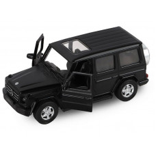 Машина "АВТОПАНОРАМА" Mercedes-Benz G350d, черный, 1/42, инерция, откр. двери, в/к 17,5*12,5*6,5 см