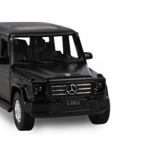 Машина "АВТОПАНОРАМА" Mercedes-Benz G350d, черный, 1/42, инерция, откр. двери, в/к 17,5*12,5*6,5 см