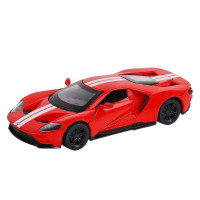 Машина "АВТОПАНОРАМА" Ford GT, красный, 1/42, инерция, откр. двери, в/к 17,5*12,5*6,5 см