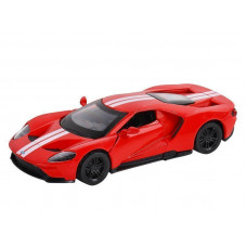 Машина "АВТОПАНОРАМА" Ford GT, красный, 1/42, инерция, откр. двери, в/к 17,5*12,5*6,5 см