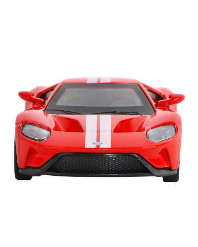 Машина "АВТОПАНОРАМА" Ford GT, красный, 1/42, инерция, откр. двери, в/к 17,5*12,5*6,5 см