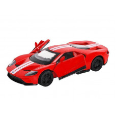 Машина "АВТОПАНОРАМА" Ford GT, красный, 1/42, инерция, откр. двери, в/к 17,5*12,5*6,5 см