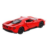 Машина "АВТОПАНОРАМА" Ford GT, красный, 1/42, инерция, откр. двери, в/к 17,5*12,5*6,5 см