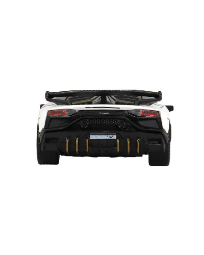 Машина "АВТОПАНОРАМА" Lamborghini SVJ, белый, 1/32, свет, звук, инерция, в/к 17,5*12,5*6,5 см