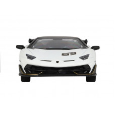 Машина "АВТОПАНОРАМА" Lamborghini SVJ, белый, 1/32, свет, звук, инерция, в/к 17,5*12,5*6,5 см