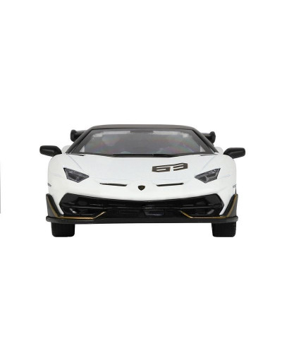 Машина "АВТОПАНОРАМА" Lamborghini SVJ, белый, 1/32, свет, звук, инерция, в/к 17,5*12,5*6,5 см