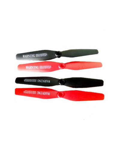 Лопасти для квадрокоптера Syma X54HW/HC, красные(2 шт), черные(2 шт)