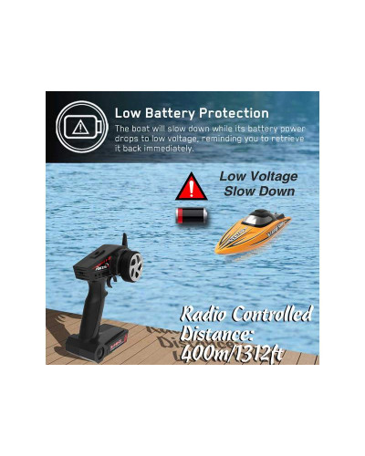 Радиоуправляемый катер Volantex RC Vector SR80 PRO Brushless 2.4G ARTR