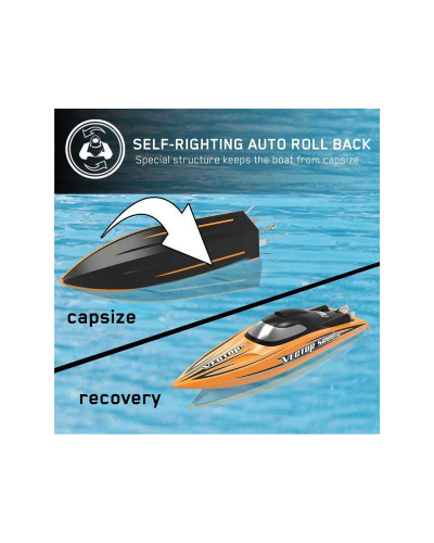 Радиоуправляемый катер Volantex RC Vector SR80 PRO Brushless 2.4G ARTR