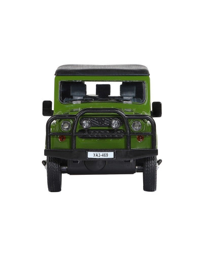 Машина "АВТОПАНОРАМА" УАЗ-469, хаки, 1/24, свет, звук, инерция, тент, в/к 22*12*11