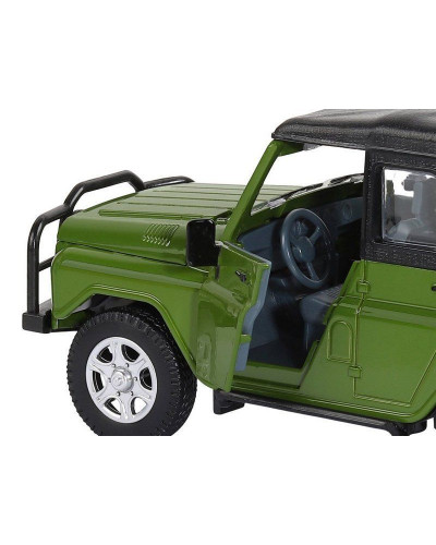 Машина "АВТОПАНОРАМА" УАЗ-469, хаки, 1/24, свет, звук, инерция, тент, в/к 22*12*11