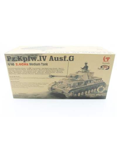 Р/У танк Taigen 1/16 Panzerkampfwagen IV Ausf.F2.Sd.Kfz (Германия) 2.4G RTR, зимний камуфляж