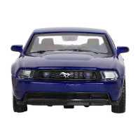 Машина "АВТОПАНОРАМА" Ford Mustang GT, синий, 1/43, инерция, откр. двери, в/к 17,5*12,5*6,5 см