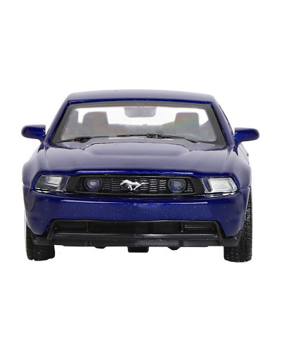 Машина "АВТОПАНОРАМА" Ford Mustang GT, синий, 1/43, инерция, откр. двери, в/к 17,5*12,5*6,5 см