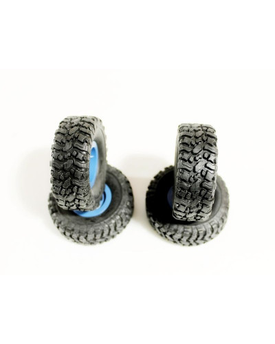 Колесо в сборе WPL (4 шт) для моделей B-14, B-24, C-14, C-24