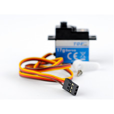 Сервомашинка 17g для самолета Top RC Riot (руль, руль высоты), провод 400мм