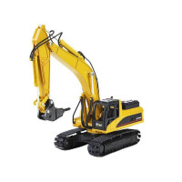 Металлический экскаватор с отбойным молотом HUI NA TOYS 1/50