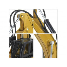 Металлический экскаватор с отбойным молотом HUI NA TOYS 1/50