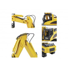 Металлический экскаватор с отбойным молотом HUI NA TOYS 1/50