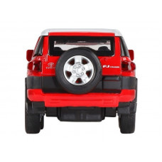 Машина "АВТОПАНОРАМА" Toyota FJ Cruiser, красный, 1/32, свет, звук, инерция, в/к 17,5*13,5*9 см