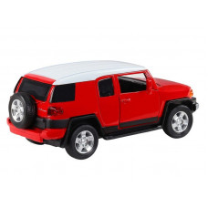 Машина "АВТОПАНОРАМА" Toyota FJ Cruiser, красный, 1/32, свет, звук, инерция, в/к 17,5*13,5*9 см