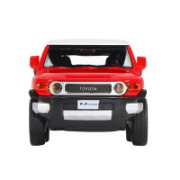 Машина "АВТОПАНОРАМА" Toyota FJ Cruiser, красный, 1/32, свет, звук, инерция, в/к 17,5*13,5*9 см