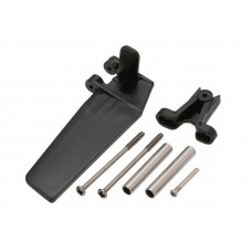 Набор запасных частей для катера Feilun FT012 (хвостовой руль, кронштейн, крепеж, тяга)