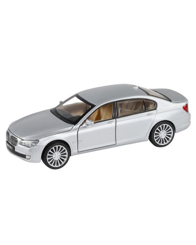 Машина "АВТОПАНОРАМА" BMW 760LI , серебряный, 1/34, свет, звук, инерция, в/к 17,5*13,5*9 см