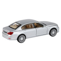 Машина "АВТОПАНОРАМА" BMW 760LI , серебряный, 1/34, свет, звук, инерция, в/к 17,5*13,5*9 см