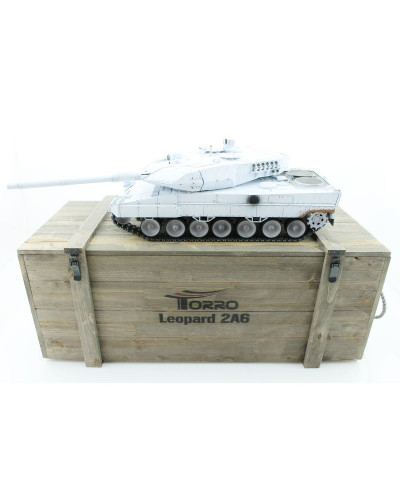 Р/У танк Taigen 1/16 Leopard 2 A6 (Германия) (для ИК танкового боя) UN 2.4G RTR, деревянная коробка