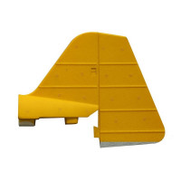 Руль направления к авиамодели "Pitts - 12", желтый