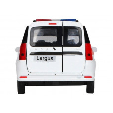 Машина "АВТОПАНОРАМА" LADA LARGUS "Скорая помощь", 1/24, свет, звук, инерция, в/к 24,5*12,5*10,5 см