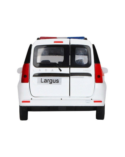Машина "АВТОПАНОРАМА" LADA LARGUS "Скорая помощь", 1/24, свет, звук, инерция, в/к 24,5*12,5*10,5 см