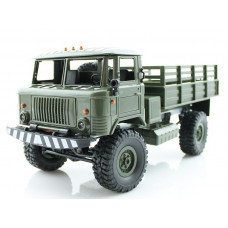Радиоуправляемая машина WPL ГАЗ-66 грузовая (зеленая) 4WD 2.4G 1/16 KIT