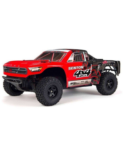 Шорт-корс трак 1:10 ARRMA Senton Mega 550 Brushed 4WD Short Course Truck RTR (красный)