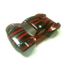 Кузов шорт-корса красного цвета для моделей Himoto E10SC, E10SCL