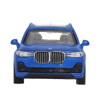 Машина "АВТОПАНОРАМА" BMW X7, синий, 1/44, инерция, в/к 17,5*12,5*6,5 см