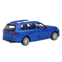 Машина "АВТОПАНОРАМА" BMW X7, синий, 1/44, инерция, в/к 17,5*12,5*6,5 см
