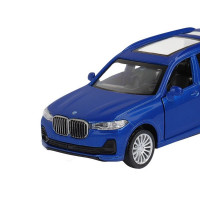 Машина "АВТОПАНОРАМА" BMW X7, синий, 1/44, инерция, в/к 17,5*12,5*6,5 см