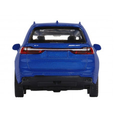 Машина "АВТОПАНОРАМА" BMW X7, синий, 1/44, инерция, в/к 17,5*12,5*6,5 см