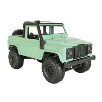 Радиоуправляемая машина MN MODEL английский пикап Defender (зеленый) 4WD 2.4G 1/12 RTR