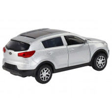 Машина "АВТОПАНОРАМА" KIA SPORTAGE R, серебряный, 1/39, инерция, в/к 17,5*12,5*6,5 см