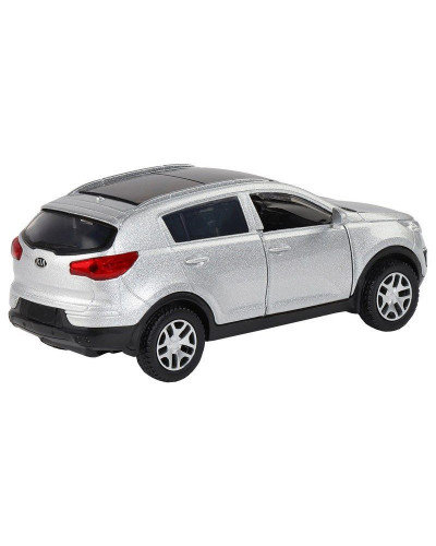 Машина "АВТОПАНОРАМА" KIA SPORTAGE R, серебряный, 1/39, инерция, в/к 17,5*12,5*6,5 см